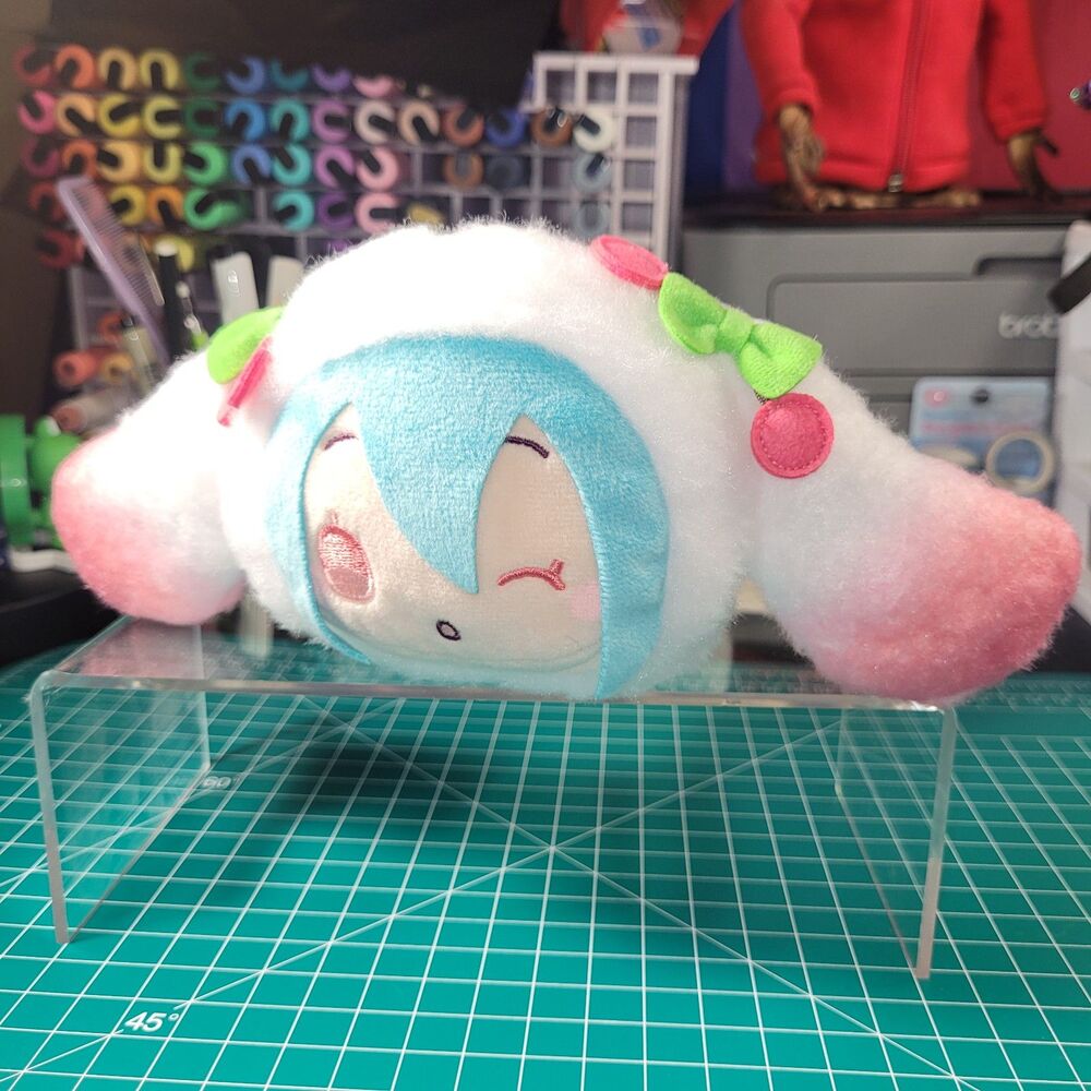 Hatsune Miku x Cinnamoroll Cherry Blossom Miku Plush
